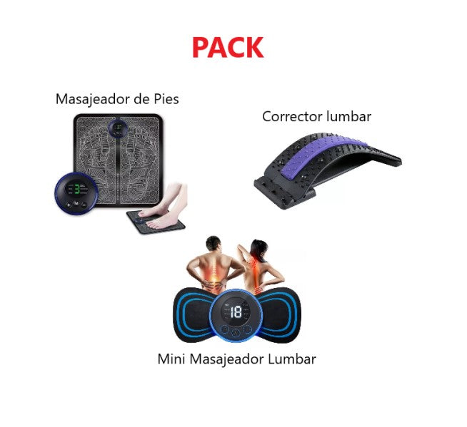 Pack Masajeadores corporales 3x1💆🏻‍♂️💆🏻‍♀️